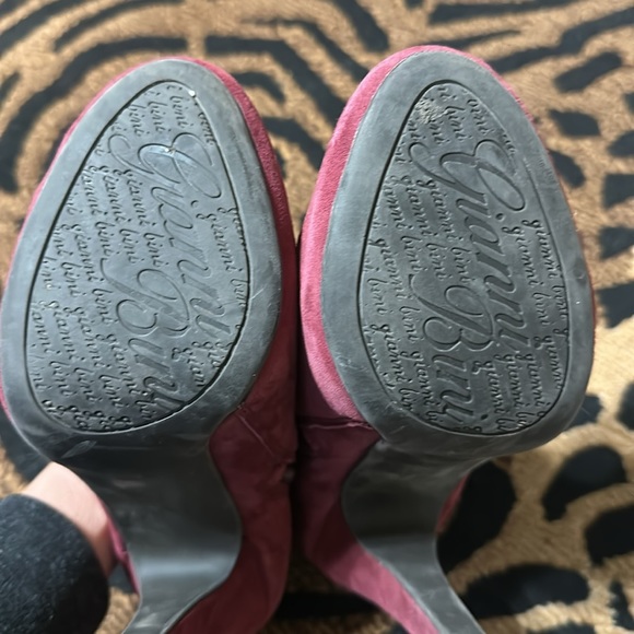 Gianni Bini Size 6 maroon bootie - Picture 2 of 2